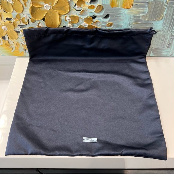 Prada Dust / Storage Bags Drawstring Pouches - Pair of 2 - Picture 2 of 5